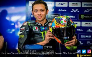 Rossi Pamer Helm Terbaru Khusus Selama Tes MotoGP 2019 - JPNN.com