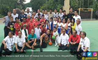 Tim Menpora Takluk dari Ucok Baba cs 5-3 - JPNN.com