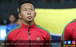 Kiper Utama Timnas U-22 Awan Setho Baca Alquran sebelum Laga - JPNN.com