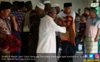 Innalillahi, Haji Rajwan Meninggal saat jadi Khatib Jumat - JPNN.com