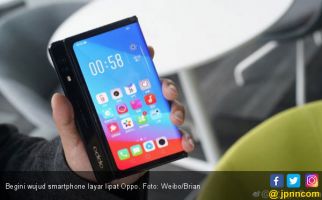 Begini Wujud Smartphone Layar Lipat Oppo - JPNN.com