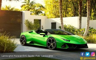 Sensasi Melesat Tanpa Atap di Lamborghini Huracan EVO Spyder - JPNN.com