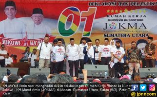 Bersafari di Sumut, Kiai Ma'ruf Ajak Pendukung Aktif Tangkis Hoaks - JPNN.com