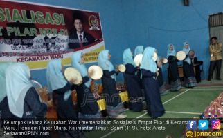 Meriah, Kelompok Rebana Waru Ramaikan Sosialisasi Empat Pilar MPR - JPNN.com