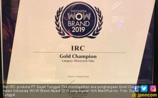 IRC Sabet 2 Gold Champion Indonesia WOW Brand Award 2019 - JPNN.com