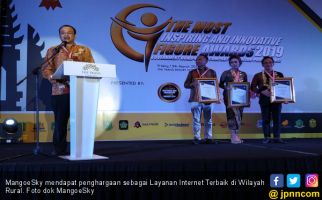 MangoeSky Sabet Penghargaan Layanan Internet Terbaik di Wilayah Rural - JPNN.com