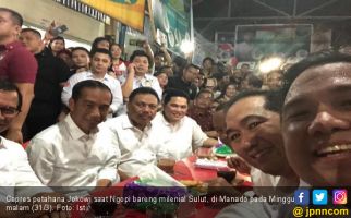 Jokowi Sempatkan Ngopi Bareng Repnas Sulut - JPNN.com