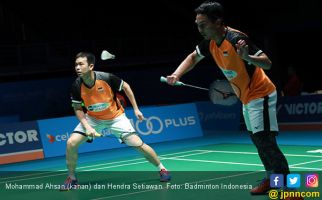 Kalah dari Tiang Listrik, Ahsan / Hendra Gagal ke Semifinal Malaysia Open 2019 - JPNN.com