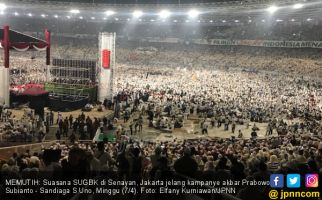 Prabowo - Sandi Sapa Pendukung, SUGBK Bergemuruh - JPNN.com