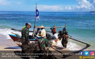 TNI AL Kembali Sita 1.441 Alat Tangkap Baby Lobster di Bengkulu - JPNN.com