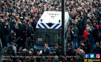 140 Orang Ditangkap Sebelum Duel Ajax vs Juventus Berakhir 1-1 - JPNN.com