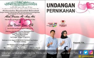 Pendukung Jokowi Bakal Menikah dengan Fan Prabowo, Undangannya jadi Viral - JPNN.com