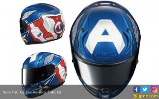 Helm HJC Bermotif Captain America Dijual Seharga Rp 8,5 Juta - JPNN.com