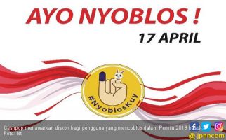 Nyoblos Kuy, Cashpop Tawarkan Diskon 50 Persen untuk Pemilih Pemilu 2019 - JPNN.com