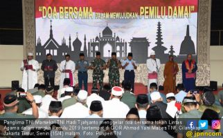 TNI Gelar Doa Bersama Lintas Agama Demi Pemilu Damai - JPNN.com