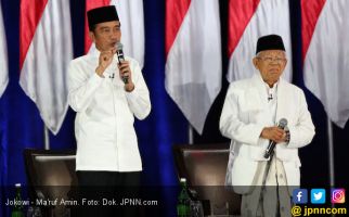 Sukacita Pedagang Pasar Induk Cibitung Rayakan Keunggulan Jokowi - KH Ma'ruf Amin - JPNN.com