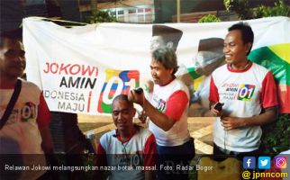 Jokowi Baru Menang Quick Count, Relawan Sudah Botak Massal - JPNN.com