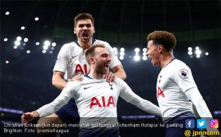 Gol Telat Eriksen Kuatkan Posisi Tottenham Hotspur di 3 Besar - JPNN.com