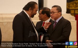 Zulkifli Hasan dan Surya Paloh Berdebat di Istana - JPNN.com