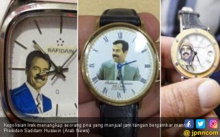 Jual Jam Bergambar Sadam Hussein, Pria Iraq Ditangkap Polisi - JPNN.com