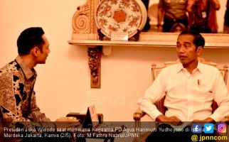 Mas AHY Mengaku Happy usai Berbicara Empat Mata dengan Presiden Jokowi - JPNN.com