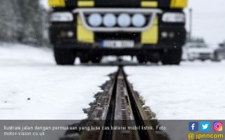 Di Swedia, Mobil Listrik Bisa Ngecas Sambil Melintas di Jalan Raya - JPNN.com