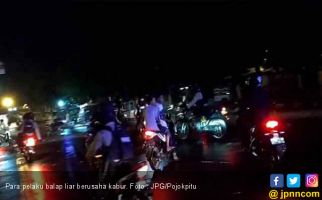 Sahur, Polisi Kejar - kejaran dengan Pembalap Liar, yang Sabar ya Pak - JPNN.com