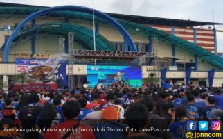 Aremania Galang Dana untuk Korban Rusuh di Stadion Maguwoharjo - JPNN.com