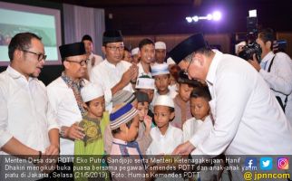 Pesan Menteri Desa dan PDTT Saat Buka Puasa Bersama Anak Yatim Piatu - JPNN.com