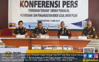 Bea Cukai Menggagalkan Peredaran 6,6 Juta Batang Rokok Ilegal di Jawa Tengah - JPNN.com