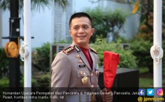 Cerita Dirlantas Polda Papua Pimpin Upacara Hari Pancasila di Hadapan Jokowi - JPNN.com