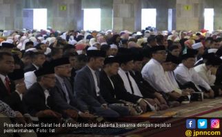 Presiden Jokowi Melaksanakan Salat Idulfitri di Masjid Istiqlal - JPNN.com