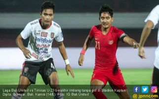 Meski Bertabur Pemain Bintang, Bali United Hanya Bisa Seri Lawan Timnas U-23 - JPNN.com