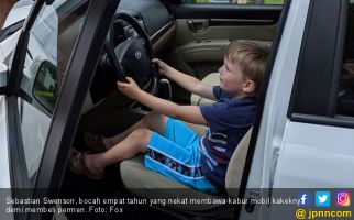 Demi Permen, Bocah Empat Tahun Nekat Bawa Kabur Mobil Kakeknya - JPNN.com