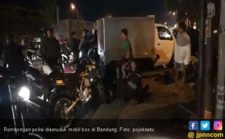 Konvoi Motor Polisi Diseruduk Mobil Boks, 1 Tewas, 6 Luka - JPNN.com