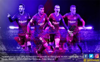 Messi, Suarez, Griezmann dan Neymar di Barcelona, Ada Lawan? - JPNN.com