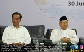 Sah, Ir H Joko Widodo dan KH Ma'ruf Amin Jadi Presiden-Wapres Terpilih - JPNN.com