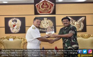 Respons Panglima TNI Saat Menerima Panglima Armada Pasifik AS - JPNN.com