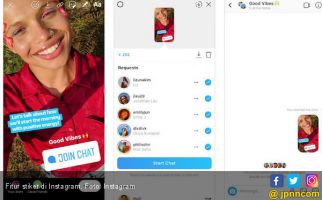 Stiker Baru Instagram Bisa Bikin Chat Grup di Stories - JPNN.com