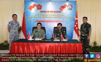 Panglima TNI dan Pangab Singapura Pimpin Sidang CARM Indosin HLC di Bandung - JPNN.com