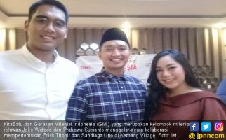 Kolaborasi Bangun Bangsa, Milenial Jokowi - Prabowo Pertemukan Erick Thohir dan Sandiaga Uno - JPNN.com
