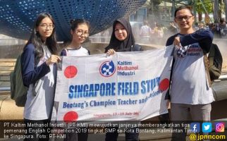 PT Kaltim Methanol Kirim Pemenang English Competition 2019 ke Singapura - JPNN.com