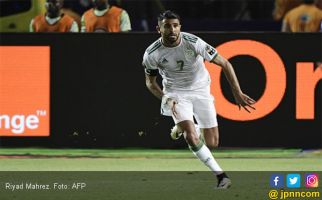 Lihat Gol Riyad Mahrez yang Dramatis di Semifinal Piala Afrika 2019 - JPNN.com