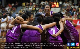 Tim Putri Unika Soegijapranata Juara LIMA Basketball: Kaskus CJYC Season 7 - JPNN.com