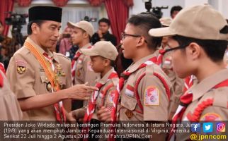 Pesan Presiden Jokowi untuk Pramuka Peserta Jambore Kepanduan Dunia - JPNN.com