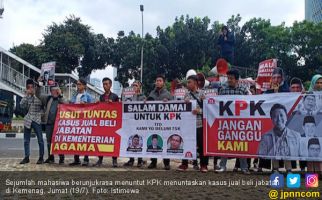 Mahasiswa Desak KPK Tangkap Lukman dan Musyaffa - JPNN.com