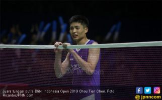 Blibli Indonesia Open 2019: Chou Tien Chen pun Menangis - JPNN.com