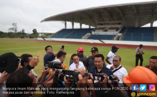 Menpora Puas Atas Progres Pembangunan Venue PON 2020 di Timika - JPNN.com