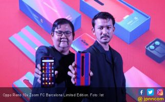 Oppo Reno 10x Zoom FC Barcelona Dibanderol Hampir Rp 13 Juta - JPNN.com