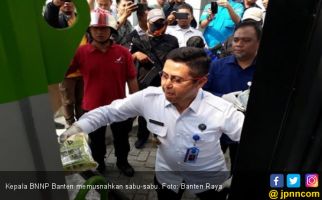BNN Banten Musnahkan Sabu-Sabu Senilai Rp 7,5 Miliar - JPNN.com